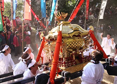 芳養八幡神社秋祭の公式案内に掲載された参考写真