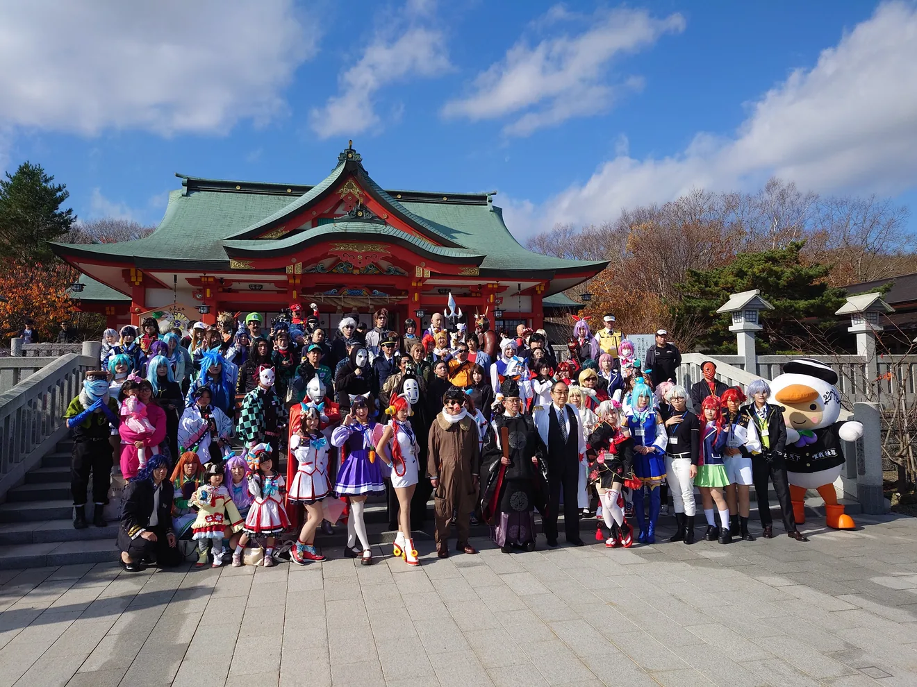 とまこまいコスプレフェスタの公式案内に掲載された写真