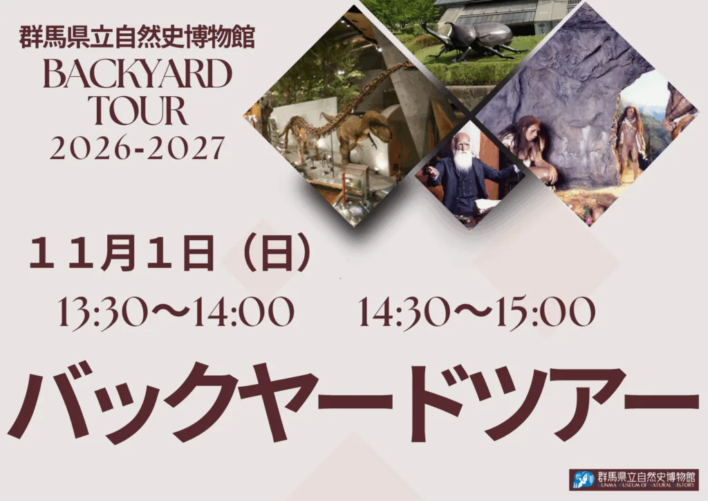 11月1日のバックヤードツアーの公式告知画像