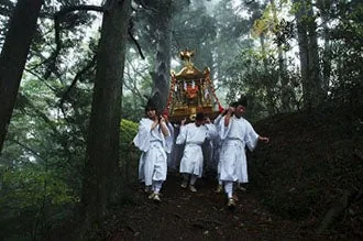 玉置神社「秋季大祭」の公式案内に掲載された写真