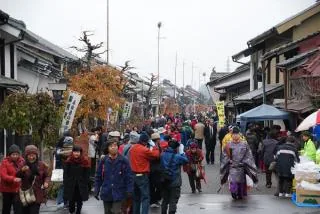 海野宿ふれあい祭の公式案内に掲載された写真