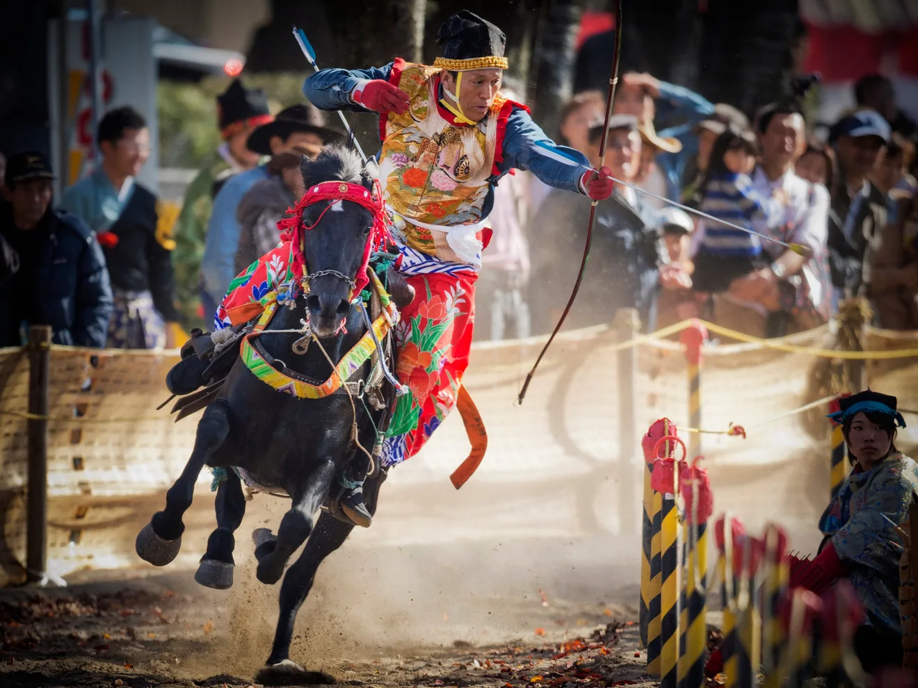 世界流鏑馬選手権の公式案内に掲載された写真