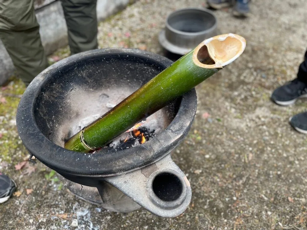 今回の食の学校 ふるさと食の再発見「寒茶作り」の公式案内に掲載された参考写真