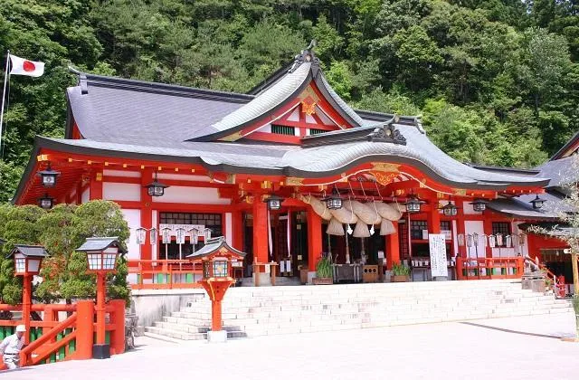 太皷谷稲成神社秋の大祭の公式案内に掲載された写真
