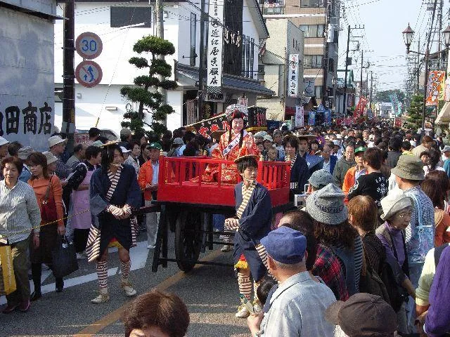 中仙道武州蕨宿宿場まつりの公式案内に掲載された写真