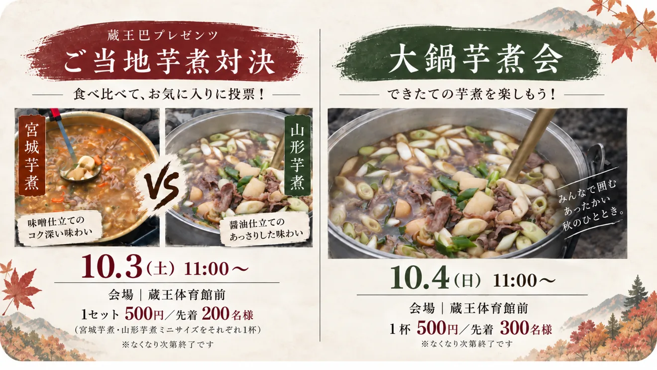 第1回 蔵王温泉まつりの公式案内に掲載された画像