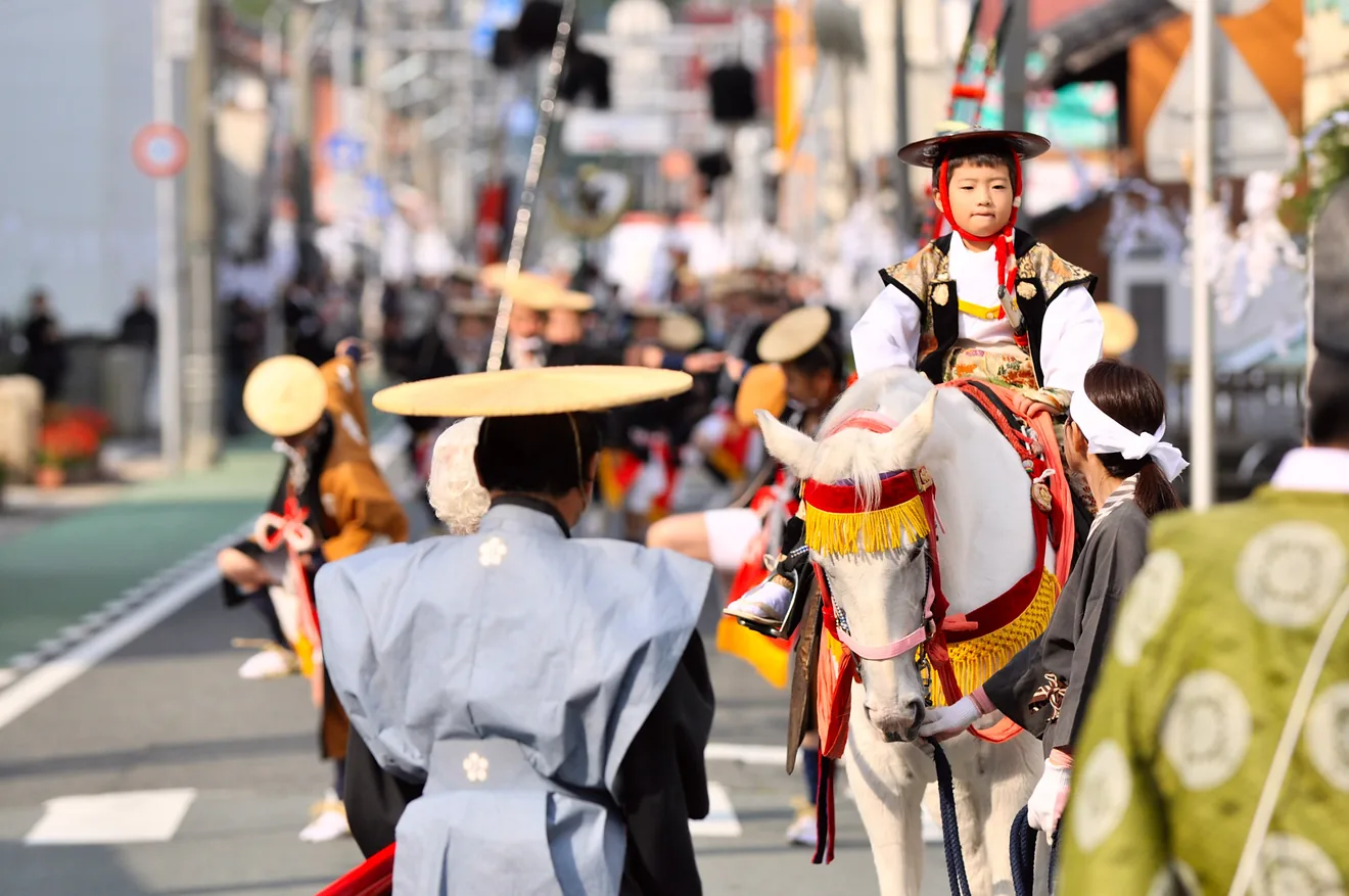 山口天神祭の公式案内に掲載された写真